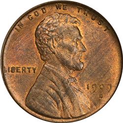 1909-S V.D.B. MS-63 RB PCGS.