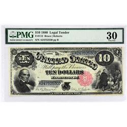 Fr. 112. 1880 $10 Legal Tender. PMG Very Fine 30.