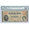 Image 1 : Six (6) PMG Certified Confederate Notes.