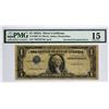 Image 1 : Fr. 1608. 1935A $1 Silver Certificate. PMG Choice Fine 15. Inverted Overprint Error.