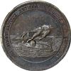 Image 1 : 1862-Dated Ironclads First Battle. Schenkman-MM4. Copper. Plain Edge. MS-64 BN NGC.