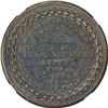 Image 3 : 1862-Dated Ironclads First Battle. Schenkman-MM4. Copper. Plain Edge. MS-64 BN NGC.
