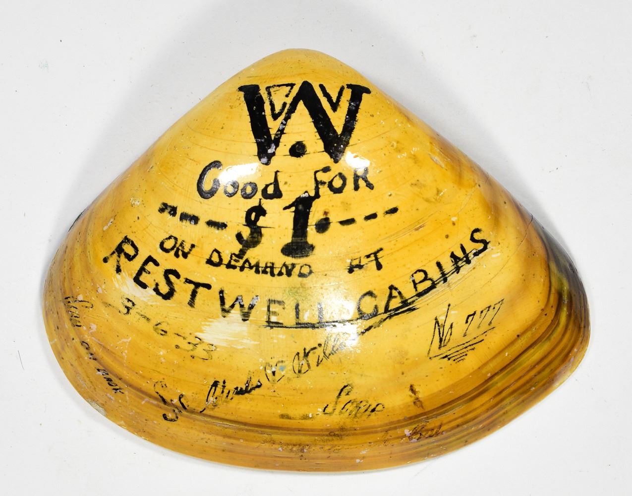 Ornate Clamshell Money Kagin's Inc.