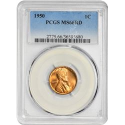1950 1C MS66RD PCGS