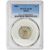 Image 1 : 1883 5C AU50 SHIELD PCGS