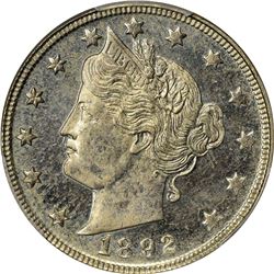 1892 5C PR63 PCGS