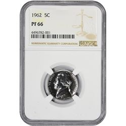 1962 5C PF66 NGC