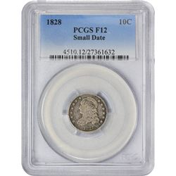 1828 10C F12 PCGS