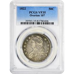 1822 50C VF35 PCGS