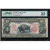 Image 1 : 1901 $10 Bison Legal Tender Note PMG 25NET