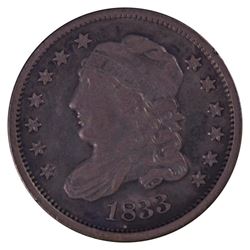 1833 Liberty Capped Bust Half Dime Coin