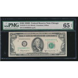 1950D $100 Chicago Federal Reserve Note PMG 65EPQ