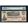 Image 1 : 1862 $100 Confederate States of America Note PMG 40