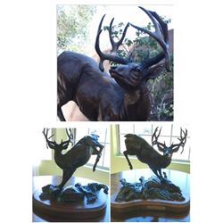 Bronze Mule Deer