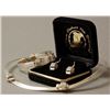 Image 1 : Elephant Hair CZ Necklace, Bracelet & Earring Set