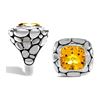 Image 1 : Stirling Silver Citrine Ring