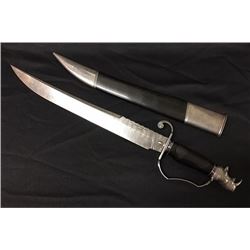 Damascus 'D Guard' Bowie Knife