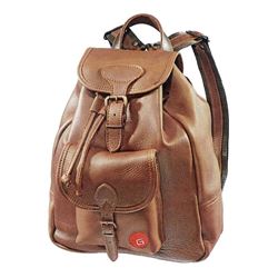 Small Moose Leather Backpack