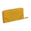 Image 2 : Gucci Yellow Diamante Coated Canvas Leather Zippy Wallet