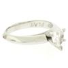 Image 9 : Platinum 0.66 ctw GIA Prong Set Heart Brilliant Diamond Solitaire Engagement Rin