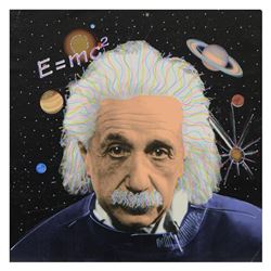 Einstein by Steve Kaufman (1960-2010)