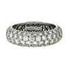 Image 5 : Tiffany & Co. Etoile Platinum 2.90 ctw E VVS1 4 Row Diamond Band Ring w/ Box