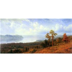 View of the Hudson River Valley by Albert Bierstadt