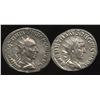 Image 1 : Ancient - Roman Imperial - Trajan Decius & Son. 249-251 AD. AR Antoninianus. Lot of 2