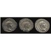Image 1 : Ancient - Roman Imperial - Father & Son, 3rd Century Emperors. AR Antoninianus. Lot of 3