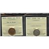 Image 1 : Newfoundland - Lot of 2 ICCS Graded Coins