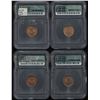 Image 2 : 1939, 1942, 1948 & 1949 - Lot of 4 ICG Graded Coins