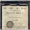 Image 2 : 1885 Five Cents