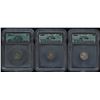 Image 1 : 1903H, 1909, 1910 Five Cents - Lot of 3 ICG Graded Coins