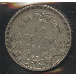 1858 Twenty Cents