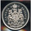Image 1 : 1961 Fifty Cents