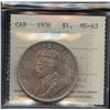 Image 2 : 1936 Silver Dollar