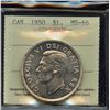Image 2 : 1950 Silver Dollar