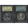 Image 1 : 1956 & 1959 Silver Dollars - Lot of 2 PCGS Graded Coins
