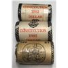 Image 1 : Constitution & Cartier - Lot of 3 Nickel Dollar Rolls