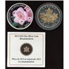 Image 1 : 2012 Rhododendron $20 Coloured & 2015 $10 Gold Plated Fine Silver Coins