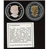 Image 2 : 2012 Rhododendron $20 Coloured & 2015 $10 Gold Plated Fine Silver Coins