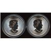 Image 2 : 2017 Canada Canoe Coloured and Regular 150th Years Silver Maple Leaf