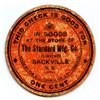 Image 1 : New Brunswick Cardstock Token.
