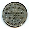 Image 2 : Quebec Transportation Token.