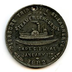 Quebec Transportation Token.