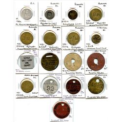 BRITISH COLUMBIA INCUSE TOKENS.