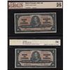 Image 1 : 1937 Bank of Canada $2 - Lot of 2