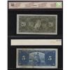 Image 2 : 1937 Bank of Canada $5 & $20