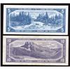 Image 2 : 1954 Bank of Canada $5 & $10 Devil's Face - Lot of 2