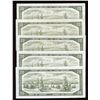 Image 2 : 1954 Bank of Canada $20 Devil's Face - Lot of 5
